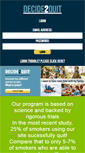 Mobile Screenshot of decide2quit.org